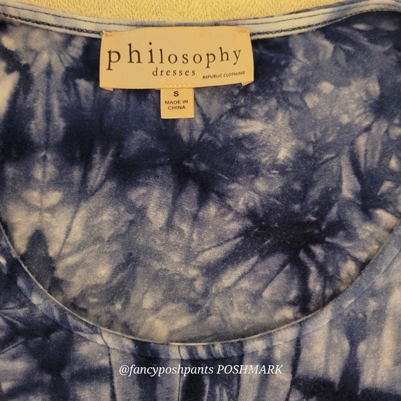 PHILOSOPHY Nordstrom flattering swing dress oversized & roomy fits sizes S,M, L - Picture 14 of 17